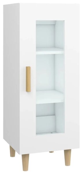 Komoda bijela 34 5 x 34 x 90 cm od konstruiranog drva - Bijela 1 Bijela