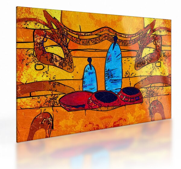 Staklena slika - Antičko slikarstvo (70x50 cm)