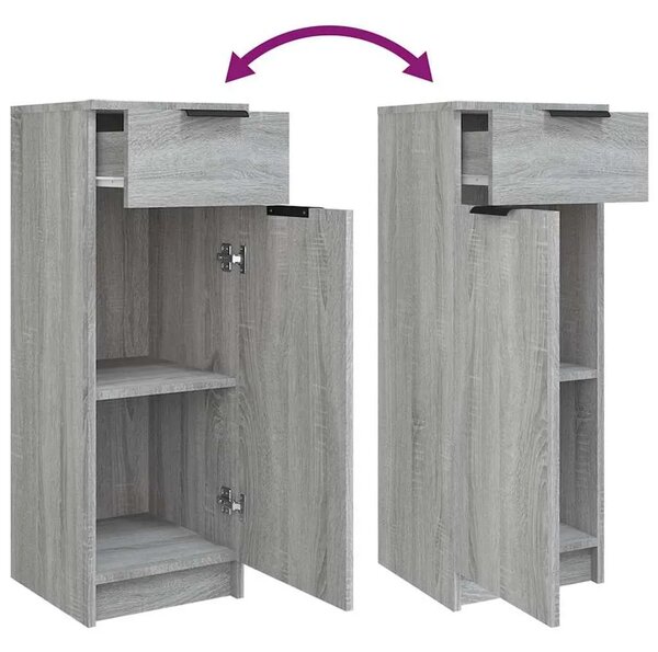 Kupaonski ormarić sivi hrast 32x34x90 cm konstruirano drvo - Sivi hrast sonoma 1 1 Sivi hrast sonoma