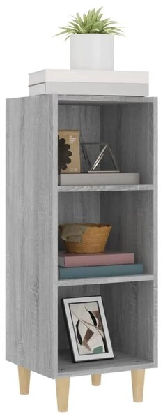 Komoda boja hrasta sonome 34 5x32 5x90 cm konstruirano drvo - Sivi hrast sonoma 1 Sivi hrast sonoma