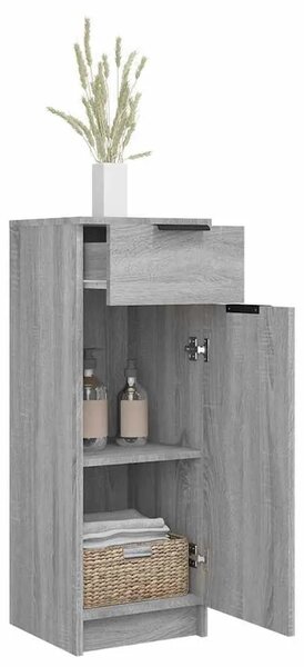 Kupaonski ormarić sivi hrast 32x34x90 cm konstruirano drvo - Sivi hrast sonoma 1 1 Sivi hrast sonoma