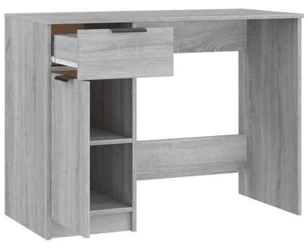 Radni stol boja hrasta sonome 100x50x75 cm konstruirano drvo - Sivi hrast sonoma Sivi hrast sonoma