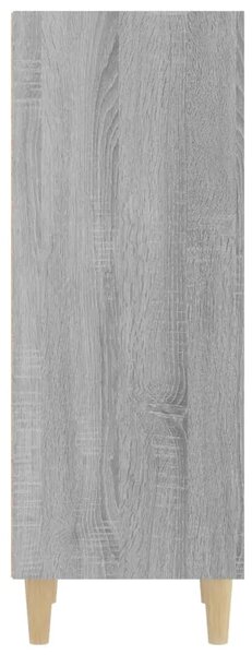 Komoda boja hrasta sonome 34 5x32 5x90 cm konstruirano drvo - Sivi hrast sonoma 1 Sivi hrast sonoma