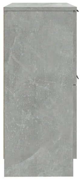 Komode 2 kom siva boja betona 30 x 30 x 70 cm konstruirano drvo - Beton siva 2 Beton siva 2