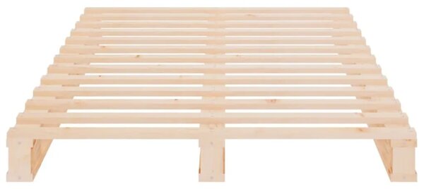 Krevet od paleta 90 x 190 cm od masivne borovine mali - Prirodna 90 x 190 cm Prirodna 90 x 190 cm