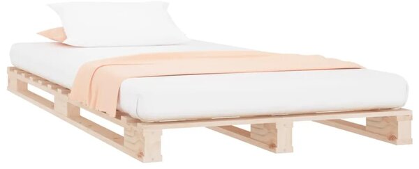 Krevet od paleta 90 x 190 cm od masivne borovine mali - Prirodna 90 x 190 cm Prirodna 90 x 190 cm