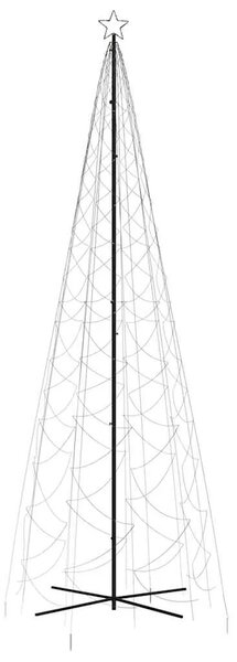 Stožasto božićno drvce toplo bijelo 1400 LED žarulja 160x500 cm - Topla bijela 500 x 160 cm 1 1