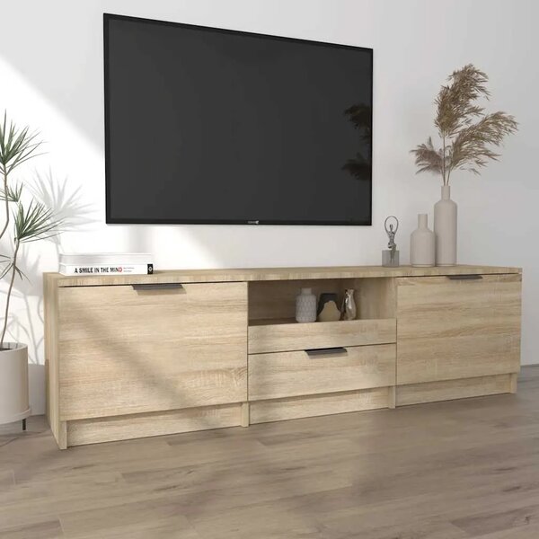 TV ormarić Sonoma hrast 140x35x40 cm Konstruirano drvo - sonoma hrast 1 Sonoma hrast