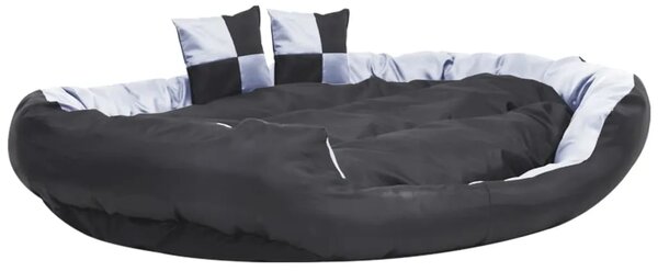 Dvostrani perivi jastuk za pse sivo-crni 150 x 120 x 25 cm - Siva i crna 150 x 120 x 25 cm Siva i crna 150 x 120 x 25 cm