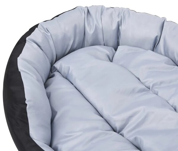 Dvostrani perivi jastuk za pse sivo-crni 110 x 80 x 23 cm - Siva i crna 110 x 80 x 23 cm Siva i crna 110 x 80 x 23 cm