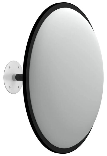 Unutarnje konveksno prometno ogledalo crno Ø40 cm akrilno - Ø 40 cm 1 Ø 40 cm