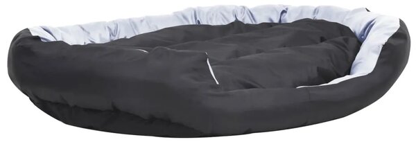 Dvostrani perivi jastuk za pse sivo-crni 150 x 120 x 25 cm - Siva i crna 150 x 120 x 25 cm Siva i crna 150 x 120 x 25 cm