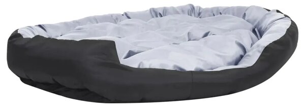 Dvostrani perivi jastuk za pse sivo-crni 150 x 120 x 25 cm - Siva i crna 150 x 120 x 25 cm Siva i crna 150 x 120 x 25 cm