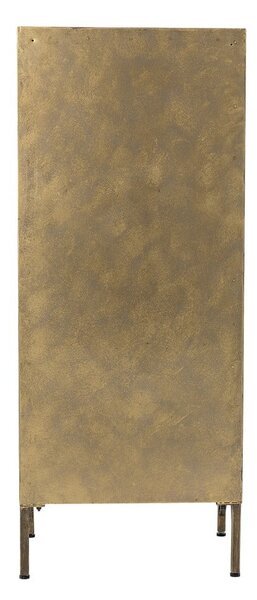 Metalna vitrina u zlatnoj boji 45x110x40 cm Saone – Bloomingville