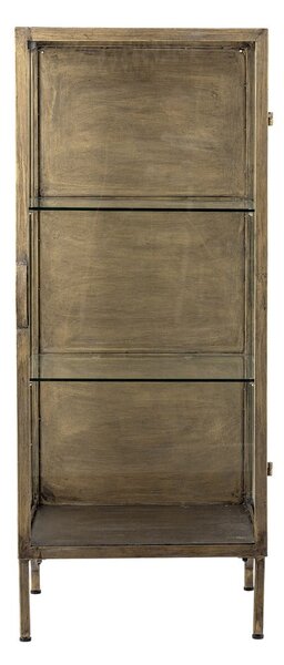 Metalna vitrina u zlatnoj boji 45x110x40 cm Saone – Bloomingville