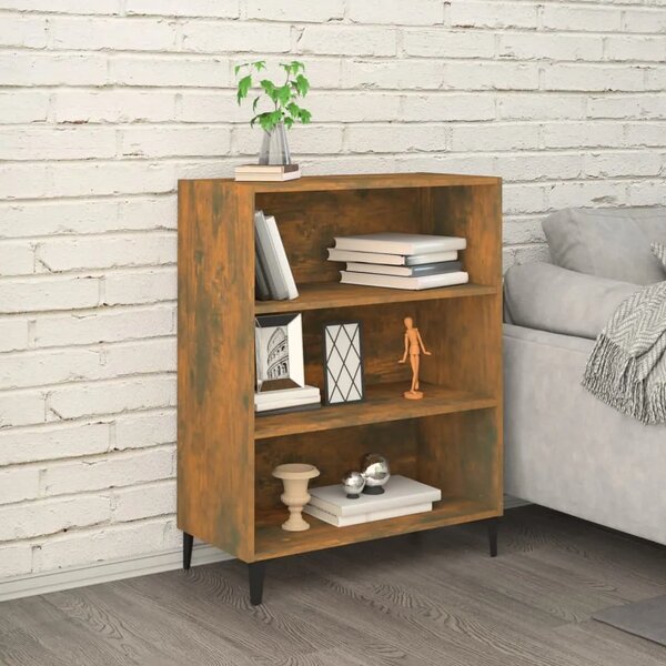 Komoda boja dimljenog hrasta 69 5x32 5x90 cm konstruirano drvo - Dimljeni hrast 1 Dimljeni hrast