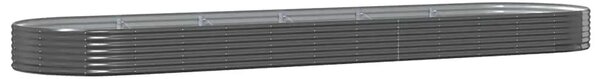 Povišena gredica - Vrtna gredica od pocinčanog čelika 523x140x36 cm antracit - Antracit 523 x 140 x 36 cm 1 Antracit