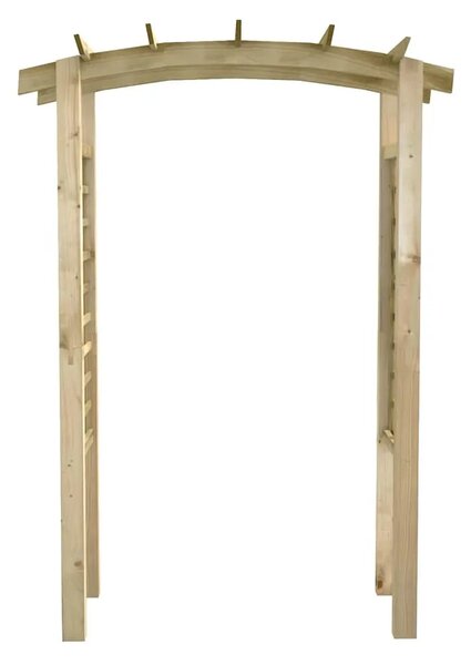 Rešetkasti luk 150 x 60 x 210 cm drveni