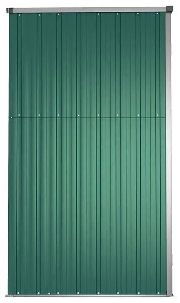 Vrtna kućica - Vrtno spremište zeleno 161 x 89 x 161 cm od pocinčanog čelika - Zelena 161 x 89 x 161 cm 1 Zelena