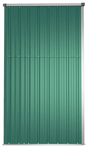 Vrtna kućica - Vrtno spremište zeleno 225 x 89 x 161 cm od pocinčanog čelika - Zelena 225 x 89 x 161 cm 1 Zelena