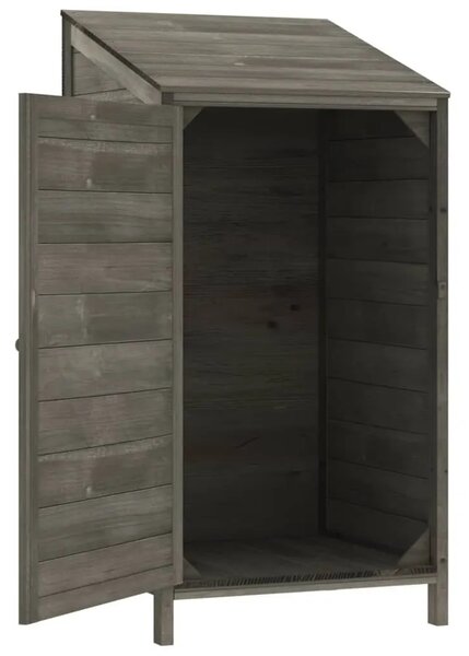 Vrtna kućica - Vrtno spremište antracit 55 x 52 x 112 cm od masivne jelovine - Antracit 55 x 52 x 112 cm 1 Antracit