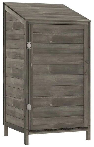 Vrtna kućica - Vrtno spremište antracit 55 x 52 x 112 cm od masivne jelovine - Antracit 55 x 52 x 112 cm 1 Antracit