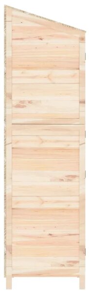Vrtna kućica - Vrtno spremište 55 x 52 x 174 5 cm od masivne jelovine - Prirodna 55 x 52 x 174.5 cm 1 Prirodna
