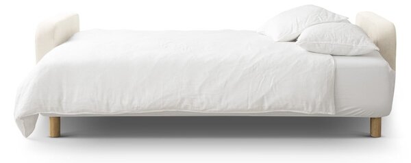 Krem sklopiva/s prostorom za odlaganje sofa 231 cm Elen – Micadoni
