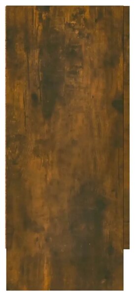 Komoda boja dimljenog hrasta 120x30 5x70 cm konstruirano drvo - Dimljeni hrast 1 Konstruirano drvo Dimljeni hrast