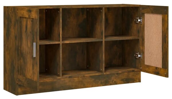 Komoda boja dimljenog hrasta 120x30 5x70 cm konstruirano drvo - Dimljeni hrast 1 Konstruirano drvo Dimljeni hrast