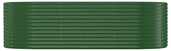 Povišena gredica - Vrtna gredica od pocinčanog čelika 249x100x68 cm zelena - Zelena 249 x 100 x 68 cm 1 Zelena