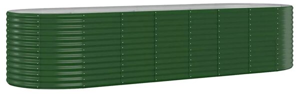 Povišena gredica - Vrtna gredica od pocinčanog čelika 322x100x68 cm zelena - Zelena 322 x 100 x 68 cm 1 Zelena