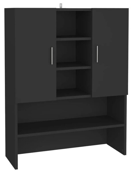 Ormarić za perilicu rublja crni 70 5 x 25 5 x 90 cm - Crna 1 Crna