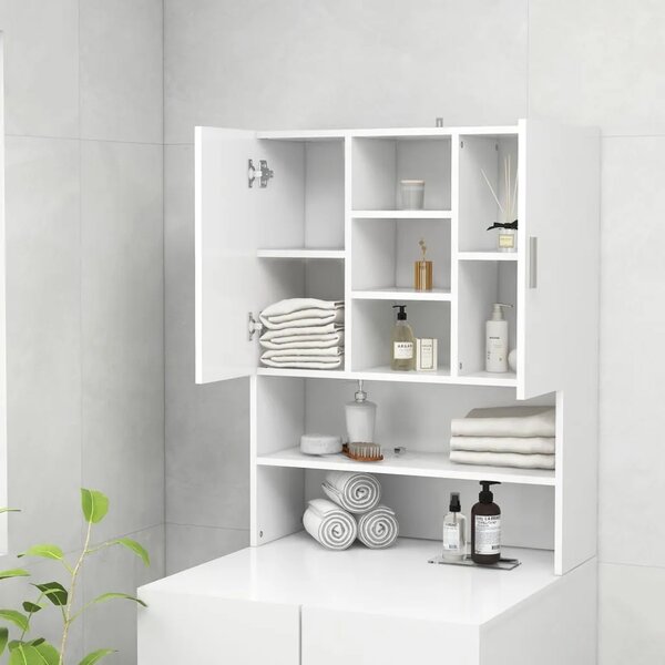 Ormarić za perilicu rublja bijeli 70 5 x 25 5 x 90 cm - Bijela 1 Bijela