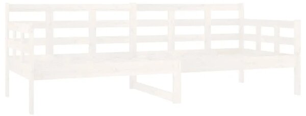 Dnevni ležaj bijeli 80 x 200 cm od masivne borovine - Bijela 80 x 200 cm Bijela 80 x 200 cm