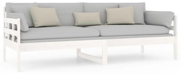 Dnevni ležaj bijeli 80 x 200 cm od masivne borovine - Bijela 80 x 200 cm Bijela 80 x 200 cm