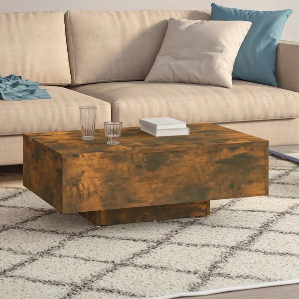 Stolić za kavu boja dimljenog hrasta 85 x 55 x 31 cm drveni - Dimljeni hrast 85 x 55 x 31 cm 1 Dimljeni hrast