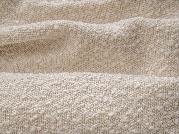 Krem tapecirani bračni krevet s prostorom za odlaganje s podnicom 180x200 cm Simon – Micadoni