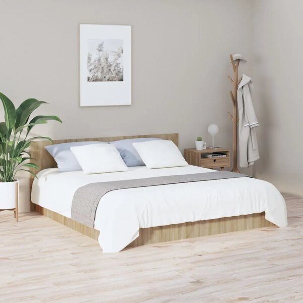 Uzglavlje za krevet boja hrasta sonome 200 x 1 5 x 80 cm drveno - sonoma hrast 200 cm 1 sonoma hrast