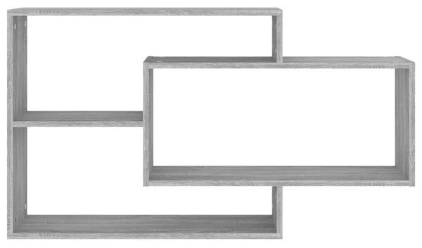 Zidna polica hrast sonoma 104 x 20 x 58 5 cm konstruirano drvo - Sivi hrast sonoma 1 1 Sivi hrast sonoma