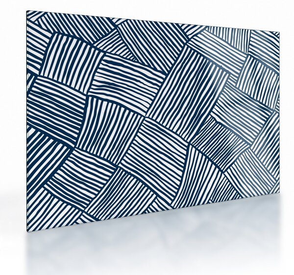 Staklena slika - 3D linije (70x50 cm)