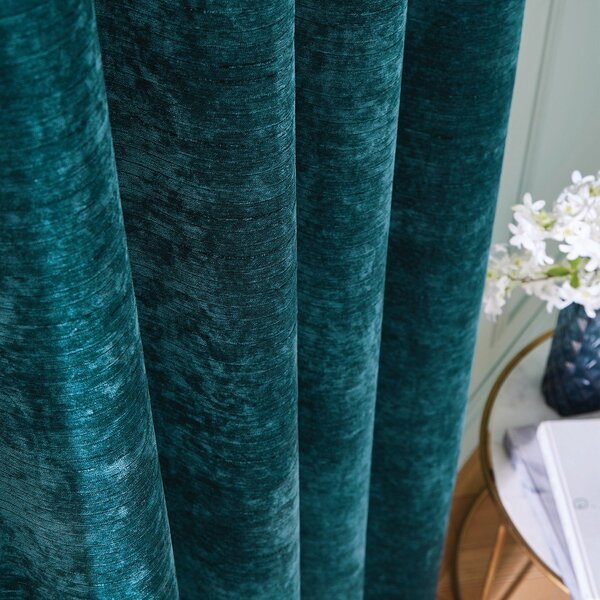 Plavozelene termo izolacijske zavjese u setu 2 kom od šenila 168x229 cm Selene Luxury Chenille – Hyperion