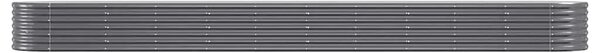Povišena gredica - Vrtna gredica od pocinčanog čelika 440x80x36 cm antracit - Antracit 440 x 80 x 36 cm 1 Antracit