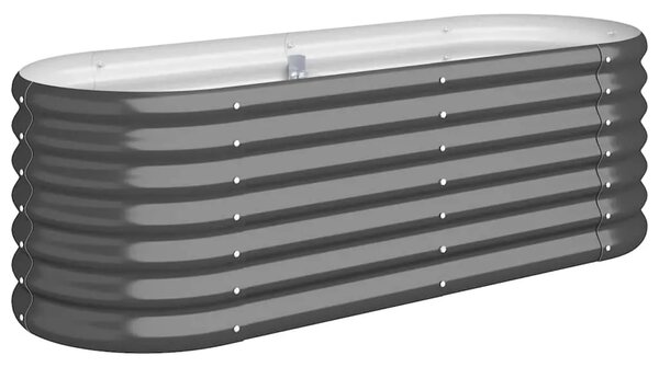 Povišena gredica - Vrtna gredica od pocinčanog čelika 114 x 40 x 36 cm antracit - Antracit 114 x 40 x 36 cm 1 Antracit