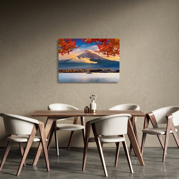 Staklena slika - Japan, planina Fuji (70x50 cm)