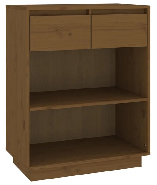 Konzolni ormarić boja meda 60 x 34 x 75 cm od masivne borovine - boja meda 1 Boja meda