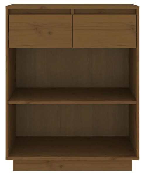 Konzolni ormarić boja meda 60 x 34 x 75 cm od masivne borovine - boja meda 1 Boja meda