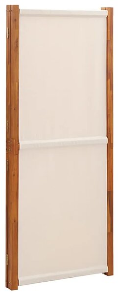 Paravan - Sobna pregrada s 3 panela krem bijela 210 x 180 cm - Krem bijela 210 x 180 cm 1 Krem bijela