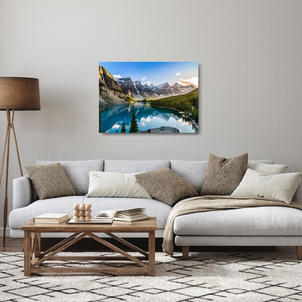 Staklena slika - Kanada, Nacionalni park Banff, jezero Moraine (70x50 cm)