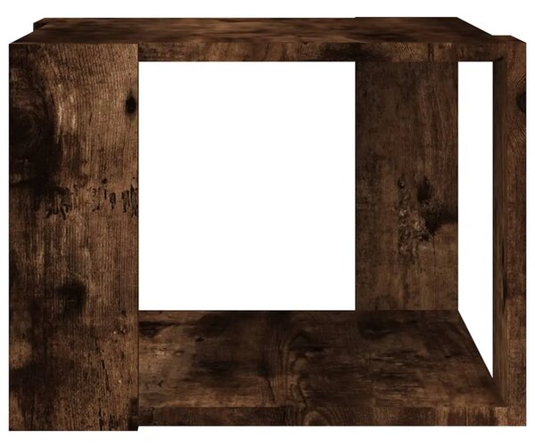 Stolić za kavu boja hrasta 40 x 40 x 30 cm konstruirano drvo - Dimljeni hrast 40 x 40 x 30 cm 1 Dimljeni hrast